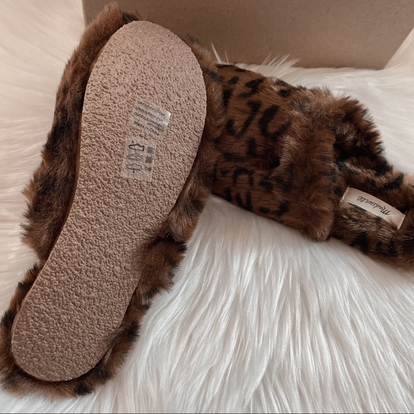 Madewell Animal Print Faux Fur Slipper - Picture 4 of 6